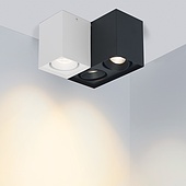 Светильник SP-CUBUS-S100x100-11W Warm3000 (BK, 40 deg, 230V) (Arlight, IP20 Металл, 3 года)
