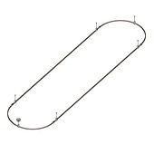 054528 Основание ART-APRIORI-OVAL-ROD-200-4000x1000 (TN) (Arlight, IP20 Металл, 3 года)