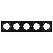 Рамка пластиковая FRM-TENDO-PL-5-BK (Arlight, -)