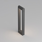 Светильник LGD-PATH-FRAME-ROTARY-H650-6W Warm3000 (BK, 111 deg, 230V) (Arlight, IP65 Металл, 3 года)