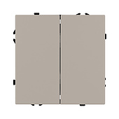 Механизм выключателя двухклавишный непроходной SWT-NOBE-MK02-SFPL-CA (230V, 10A) (Arlight, -)