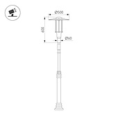 Светильник OXOR-SHADL-С-500x600-50W Day4000 (BK-ST, 120 deg, 230V) IP65 (Arlight, -)