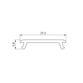 040517 Экран STRETCH-25-WALL-SIDE-10m OPAL-PVC (Arlight, -)