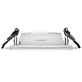 Светодиодная панель LT-R160WH 12W Day White 120deg (Arlight, IP40 Металл, 3 года)