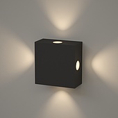 020844 Светильник LGD-Wall-Quad-76G-8W Warm White (Arlight, IP54 Металл, 1 год)