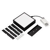 Светильник DL-GRIGLIATO-S140x140-18W Warm3000 (BK, 100 deg, 230) (Arlight, IP40 Металл, 5 лет)