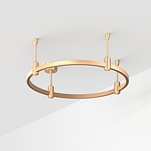 Основание ART-APRIORI-ROUND-ROD-200-R600 (GD) (Arlight, IP20 Металл, 3 года)