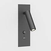 Светильник SP-BED-CHARGE-BUILT-S80x230-3W Warm3000 (BK, 20 deg, 230V, USB-A, USB-C) (Arlight, IP20 Металл, 3 года)