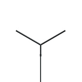 Кронштейн OXOR-SY2-3000x76-L1300 BLACK (Arlight, Сталь)