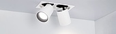 Светильник LTD-PULL-S110x210-2x10W Warm3000 (WH, 24 deg, 230V) (Arlight, IP20 Металл, 5 лет)