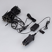 063881 Светодиодная гирлянда Лучи Смарт ARD-GALA-CLASSIC-2000-BLACK-200LED White (230V, 4.7W, Tuya Wi-Fi) (Ardecoled, IP65)