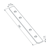 052695 Соединитель профиля COMFORT21-V-FANTOM (Arlight, Металл)