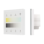 060791 INTELLIGENT ARLIGHT Сенсорная панель SMART-DALI-301-11-4G-3SC-DT8 Белая (230V, встраиваемая, 2.4G) (IARL, IP20 Пластик, 5 лет)