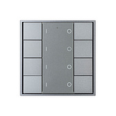 048185 INTELLIGENT ARLIGHT Кнопочная панель DALI-201-23-4G-DIM-DT6-IN Silver (BUS, Frame) (IARL, IP20 Металл, 3 года)