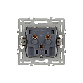 Механизм электрической розетки SCT-MEU1-PL-BK (250V, 16A) (Arlight, -)