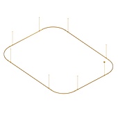 Основание ART-APRIORI-RECTANGLE-SOFT-ROD-800-4500x3500 (GD) (Arlight, IP20 Металл, 3 года)