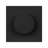 060261 Лицевая панель светорегулятора PNL-NOBE-FB-SFPL-BK  (Arlight, Черный оникс)