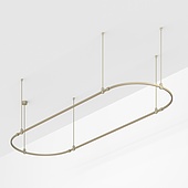 054396 Основание ART-APRIORI-OVAL-ROD-800-3000x1000 (OG) (Arlight, IP20 Металл, 3 года)