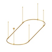 048504 Основание ART-APRIORI-OVAL-ROD-800-3000x1000 (GD) (Arlight, IP20 Металл, 3 года)