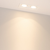 Светильник MS-VORTEX-BUILT-S170x90-2x12W Warm3000 (WH-WH, 20 deg, 230V) (Arlight, IP20 Металл, 5 лет) Светильник MS-VORTEX-BUILT-S170x90-2x12W Warm3000 (WH-WH, 20 deg, 230V) (Arlight, IP20 Металл, 5 лет)