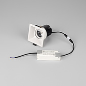 060940 Светильник MS-FLOW-BUILT-S85x85-6W Day4000 (WH, 15 deg, 230V) (Arlight, IP20 Металл, 5 лет)