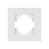 Рамка пластиковая FRM-PERIO-PL-1-WH (Arlight, -)