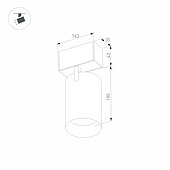 Светильник MAG-SPOT-45-R85-25W Day4000 (BK, 36 deg, 24V) (Arlight, IP20 Металл, 3 года)