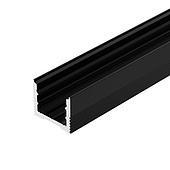 Профиль SL-SLIM-H13M-2000 BLACK (BY) (Arlight, Алюминий)