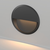 062916 Светильник встраиваемый LTD-RIBONIK-R202-8W Warm3000 (Черный, 50 deg, 230V) (Arlight, IP65 Металл, 5 лет)