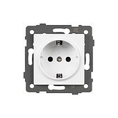 Механизм электрической розетки SCT-MEU1-PL-WH-V (250V, 16A) (Arlight, -)