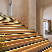 Профиль STAIR-W60-2000 ANOD BLACK (Arlight, Алюминий)