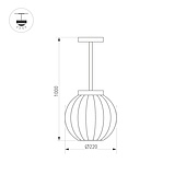 Светильник LGD-PEARL-HANG-7W Warm3000 (GR, 164 deg, 230V) (Arlight, IP65 Металл, 3 года)