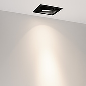 Светильник MS-VORTEX-BUILT-S140x140-30W Day4000 (BK-BK, 17 deg, 230V) (Arlight, IP20 Металл, 5 лет)