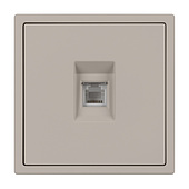 061892 Механизм телефонной розетки SCT-NOBE-MTL1-SFPL-CA (RJ-11, 4C) (Arlight, Кашемир)