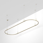 Основание ART-APRIORI-OVAL-HANG-3000x1000 (OG) (Arlight, IP20 Металл, 3 года)