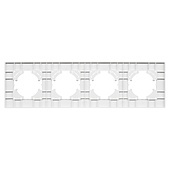 Рамка пластиковая FRM-PERIO-PL-4-WH (Arlight, -)