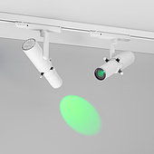 Светофильтр LGD-ARTIFACT-COLORFUL-FRAME-R55 (WH-GN) (Arlight, Металл)