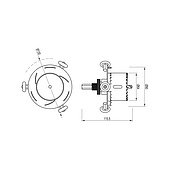 Двухуровневая коронка ATK-DRILL-R64-R90 (Arlight, IP20 Металл, 3 года)