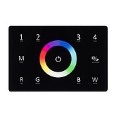 Панель Sens SMART-P85-RGBW Black (230V, 4 зоны, 2.4G) (Arlight, IP20 Пластик, 5 лет)