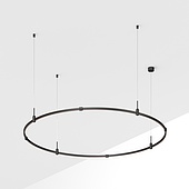 Основание ART-APRIORI-ROUND-HANG-R1800 (BK) (Arlight, IP20 Металл, 3 года)