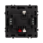 Механизм выключателя одноклавишный проходной SWT-NOBE-MKP1-SFPL-GR (230V, 10A) (Arlight, -)