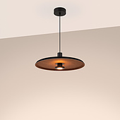 Светильник SP-KOTARO-R450-12W Warm2700 (BK-CF, 36 deg, 230V, TRIAC) (Arlight, IP20)