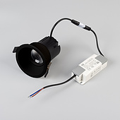 061249 Светильник MS-FLOW-BUILT-R85-6W Day4000 (BK, 15 deg, 230V) (Arlight, IP20 Металл, 5 лет)