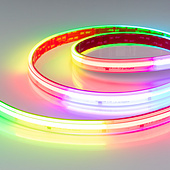 Лента герметичная DMX-COB-PS-X1008-21mm 24V RGB-PX126 (11 W/m, IP67, CSP, 5m) (Arlight, -)