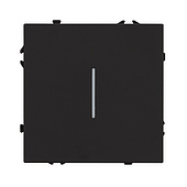 Механизм выключателя одноклавишный непроходной LED SWT-NOBE-MK01-SFPL-L-BK (230V, 10A) (Arlight, -)