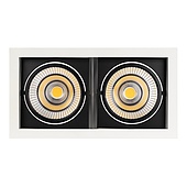 Светильник CL-KARDAN-S283x152-2x25W White6000 (WH-BK, 30 deg) (Arlight, IP20 Металл, 3 года)