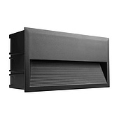 062917 Светильник встраиваемый LTD-RIBONIK-S271x136-10W Warm3000 (Черный, 50 deg, 230V) (Arlight, IP65 Металл, 5 лет)