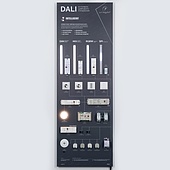 Стенд Системы Управления DALI 1760x600mm (DB 3мм, пленка, лого) (Arlight, -)