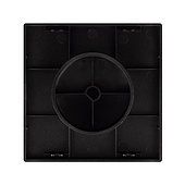 060261 Лицевая панель светорегулятора PNL-NOBE-FB-SFPL-BK  (Arlight, Черный оникс)