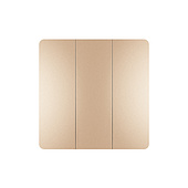 051677 INTELLIGENT ARLIGHT Кнопочная панель KINETIC-801-22-3G-WP-SUF Gold (No battery, IP67, 433Mhz) (IARL, IP67 Пластик, 3 года)